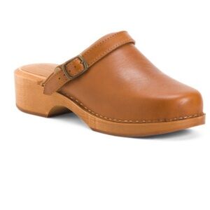 RE/DONE Brown Clogs Cuoio Leather 38